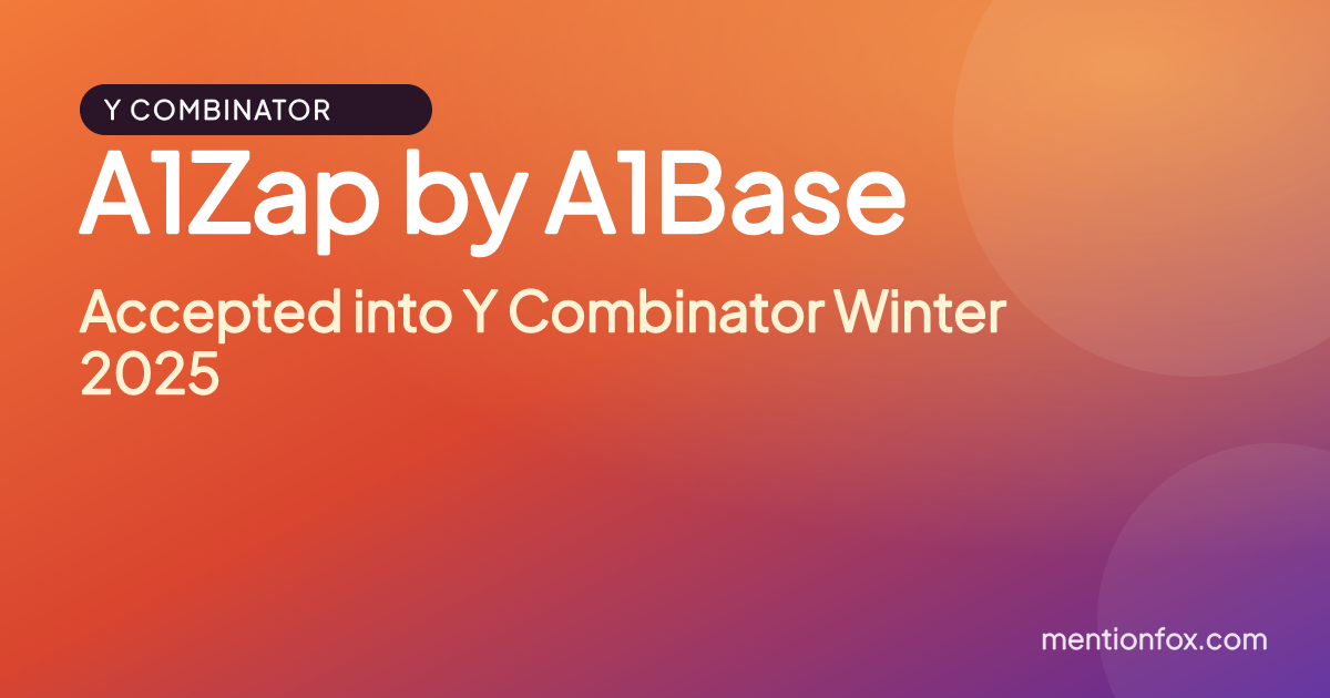 A1Zap by A1Base: Accepted into Y Combinator Winter 2025