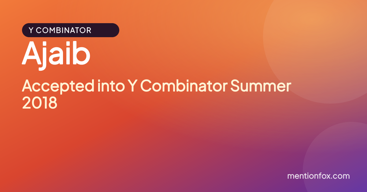 Ajaib: Accepted into Y Combinator Summer 2018