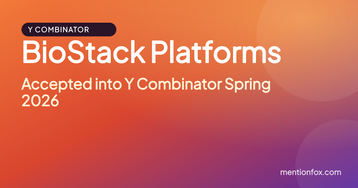 BioStack Platforms: Accepted into Y Combinator Spring 2026