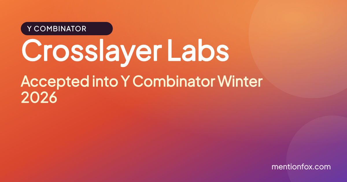 Crosslayer Labs: Accepted into Y Combinator Winter 2026