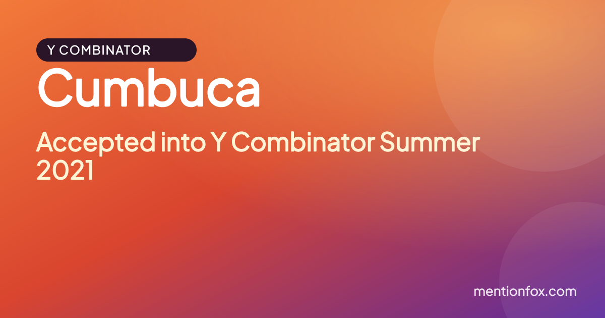 Cumbuca: Accepted into Y Combinator Summer 2021