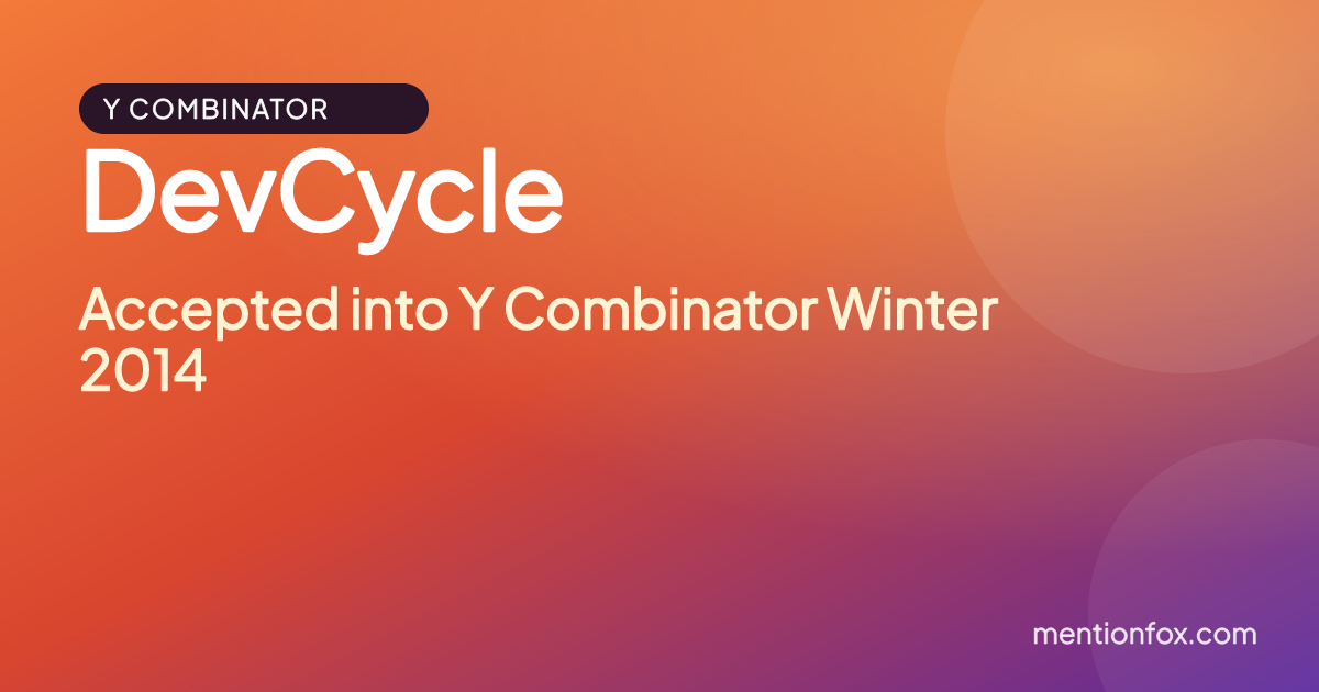 DevCycle: Accepted into Y Combinator Winter 2014