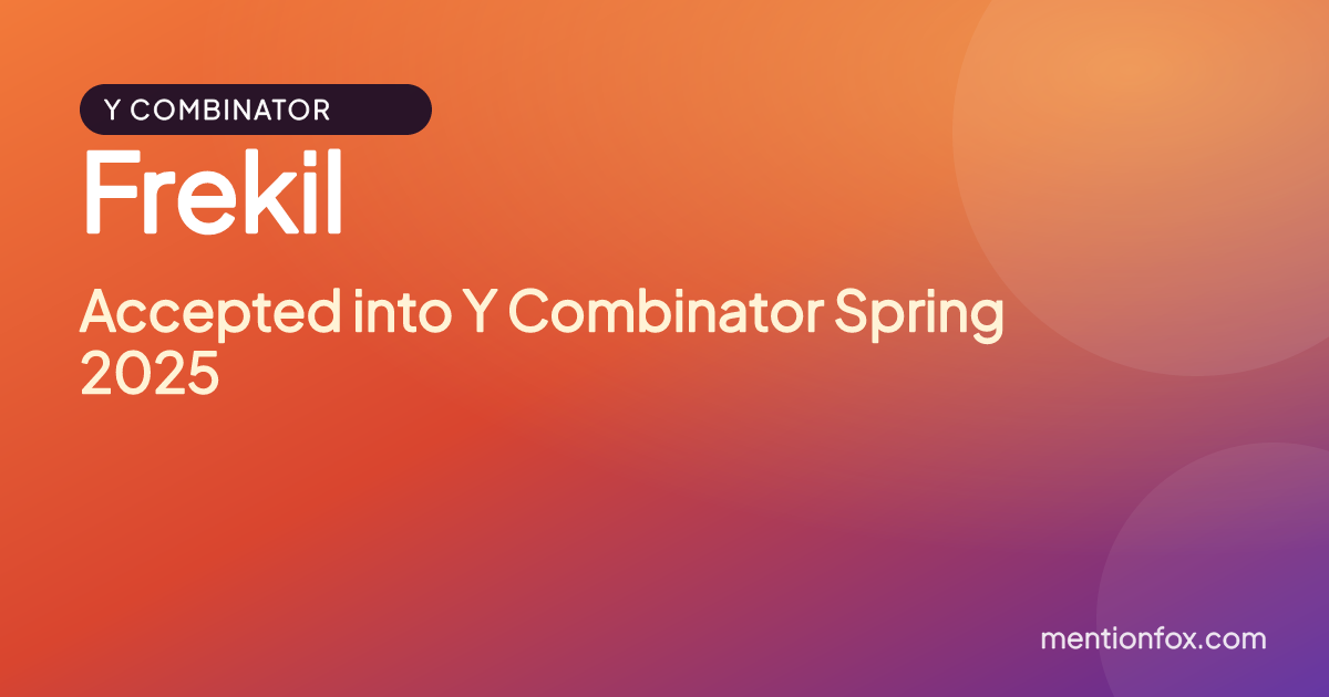 Frekil: Accepted into Y Combinator Spring 2025