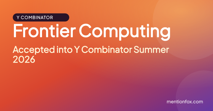 Frontier Computing: Accepted into Y Combinator Summer 2026