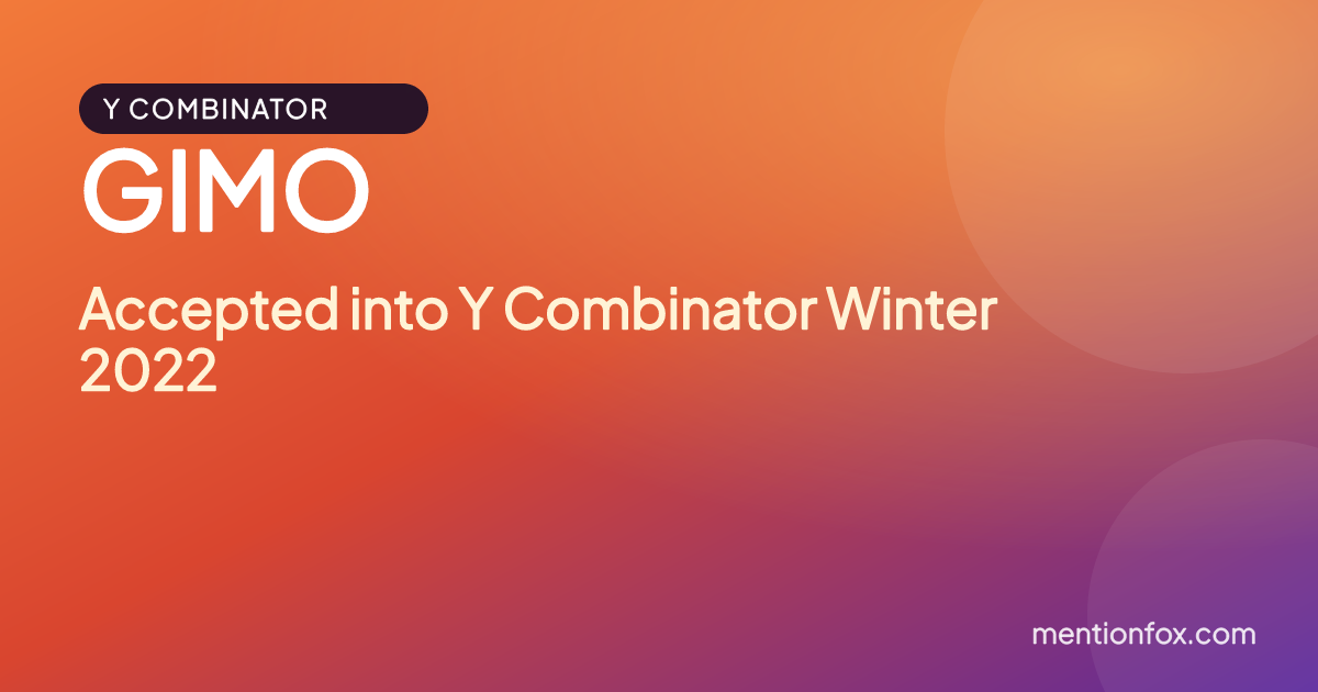 GIMO: Accepted into Y Combinator Winter 2022