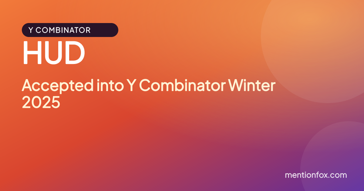 HUD: Accepted into Y Combinator Winter 2025