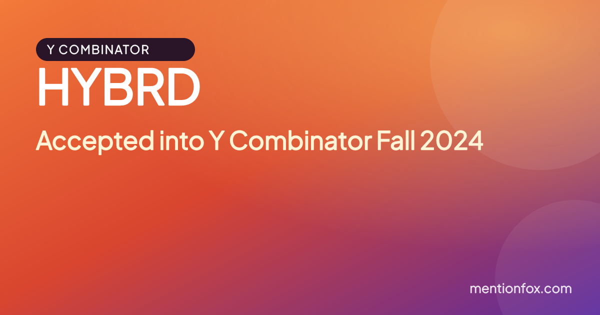 HYBRD: Accepted into Y Combinator Fall 2024