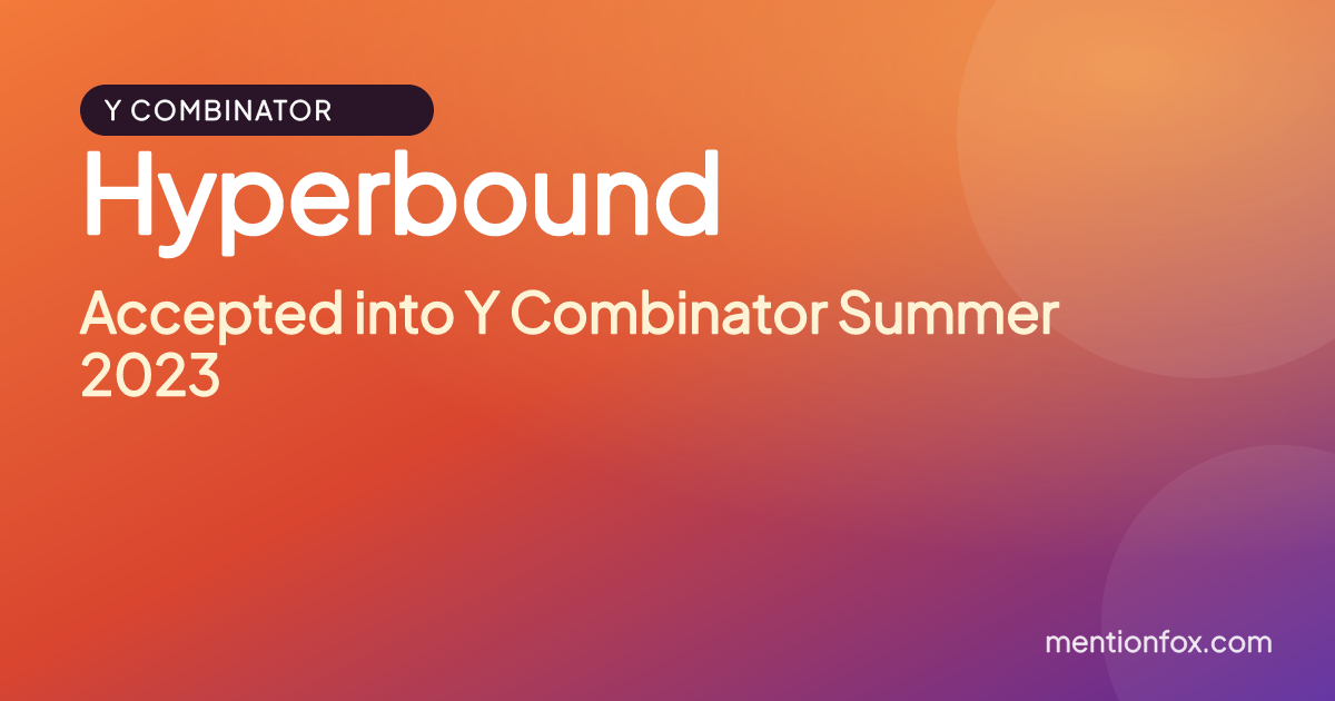 Hyperbound: Accepted into Y Combinator Summer 2023