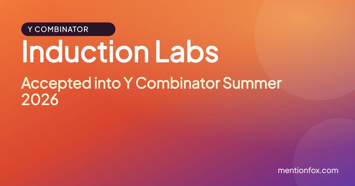 Induction Labs: Accepted into Y Combinator Summer 2026