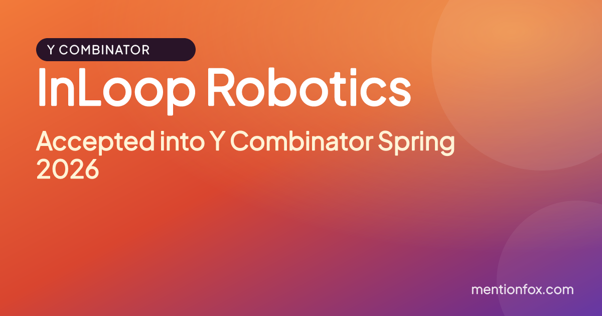 InLoop Robotics: Accepted into Y Combinator Spring 2026
