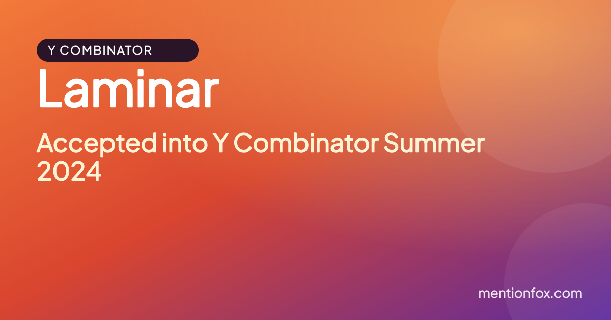Laminar: Accepted into Y Combinator Summer 2024