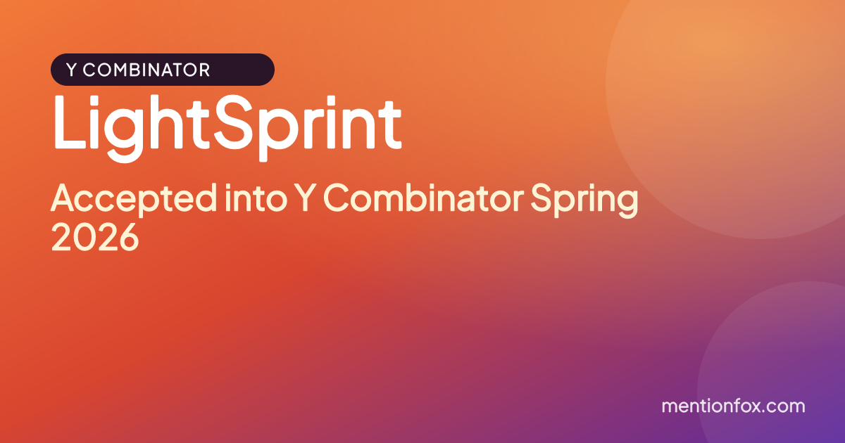 LightSprint: Accepted into Y Combinator Spring 2026