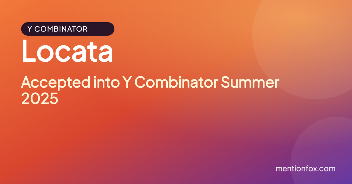 Locata: Accepted into Y Combinator Summer 2025