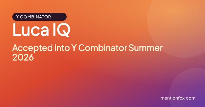 Luca IQ: Accepted into Y Combinator Summer 2026