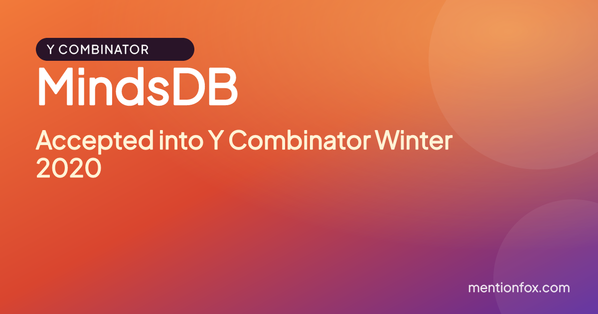 MindsDB: Accepted into Y Combinator Winter 2020