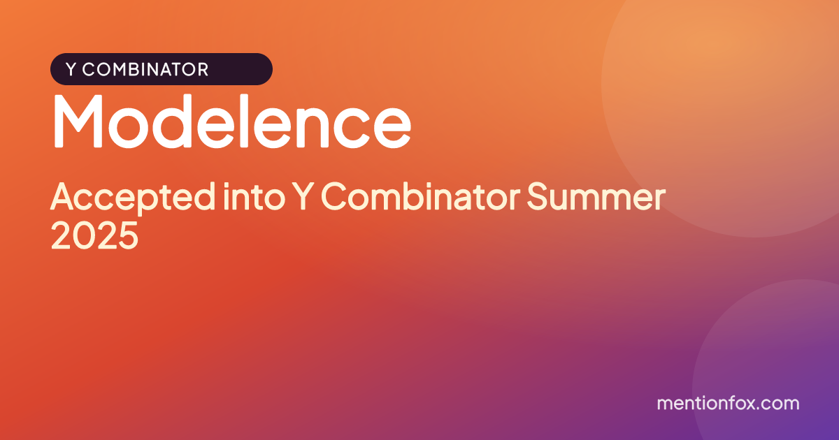Modelence: Accepted into Y Combinator Summer 2025