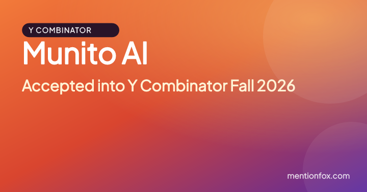 Munito AI: Accepted into Y Combinator Fall 2026