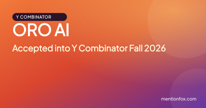 ORO AI: Accepted into Y Combinator Fall 2026