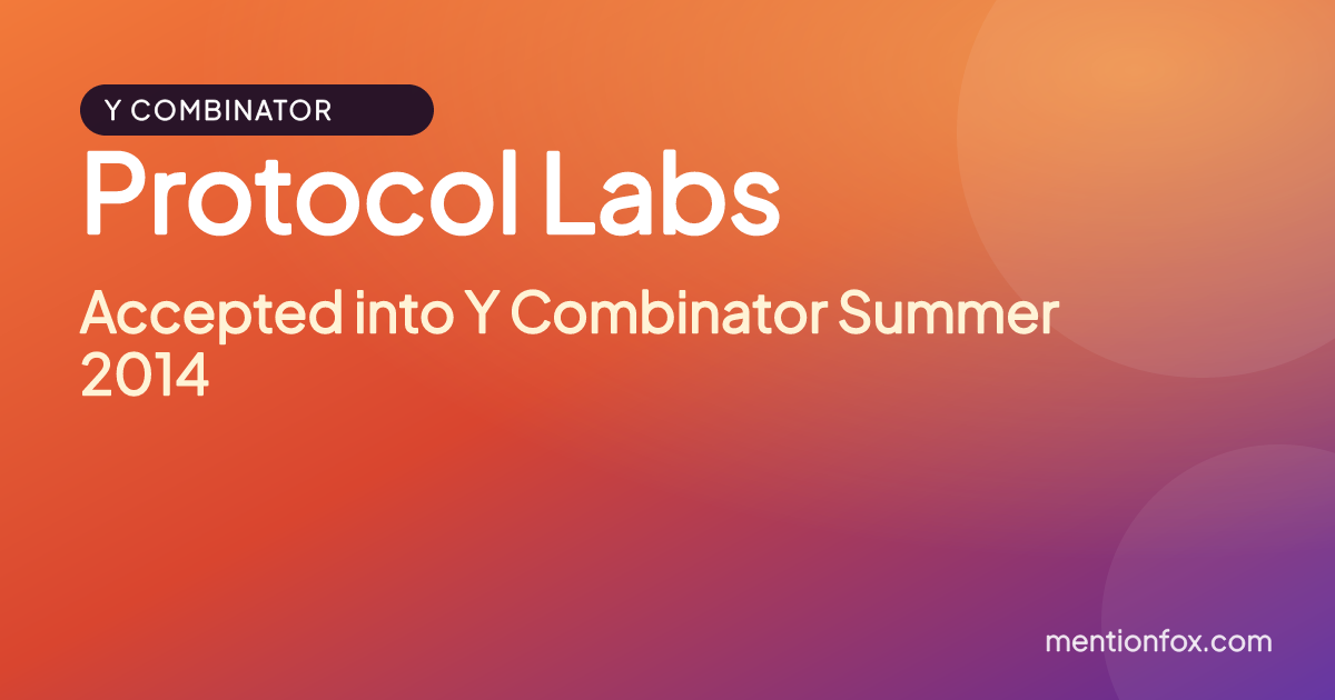 Protocol Labs: Accepted into Y Combinator Summer 2014