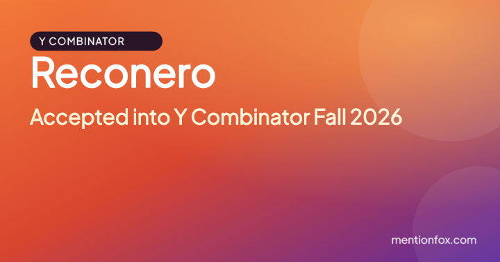 Reconero: Accepted into Y Combinator Fall 2026