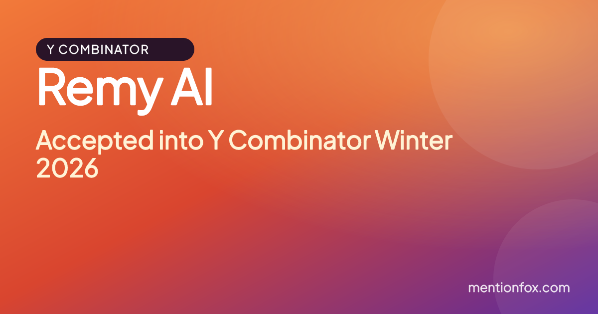 Remy AI: Accepted into Y Combinator Winter 2026