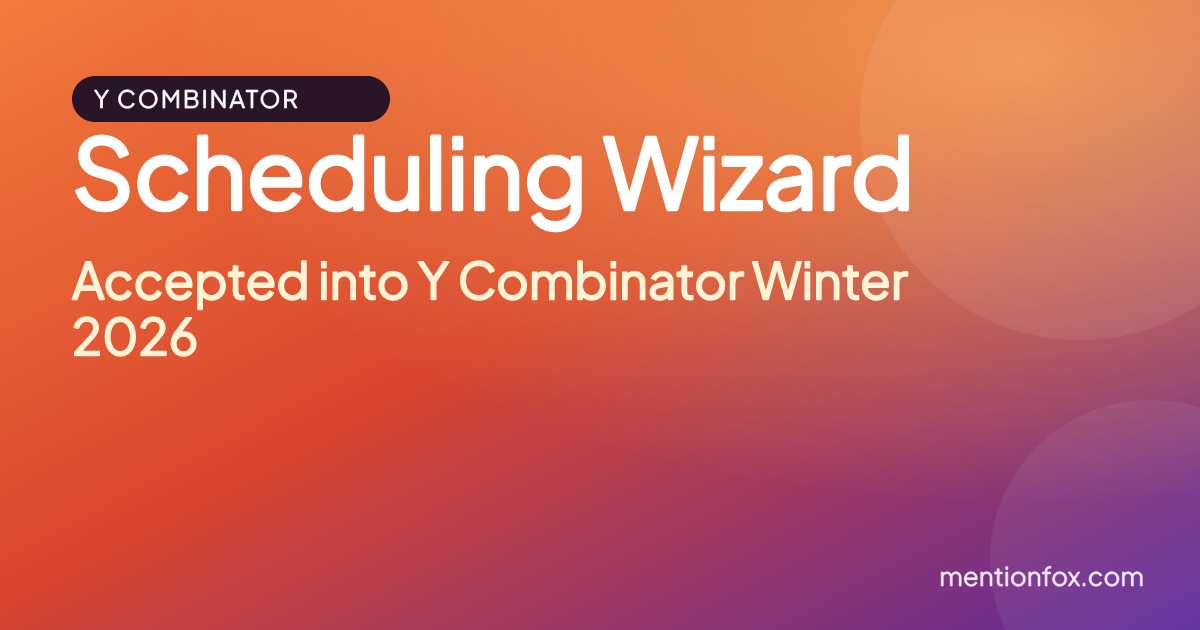 Scheduling Wizard: Accepted into Y Combinator Winter 2026
