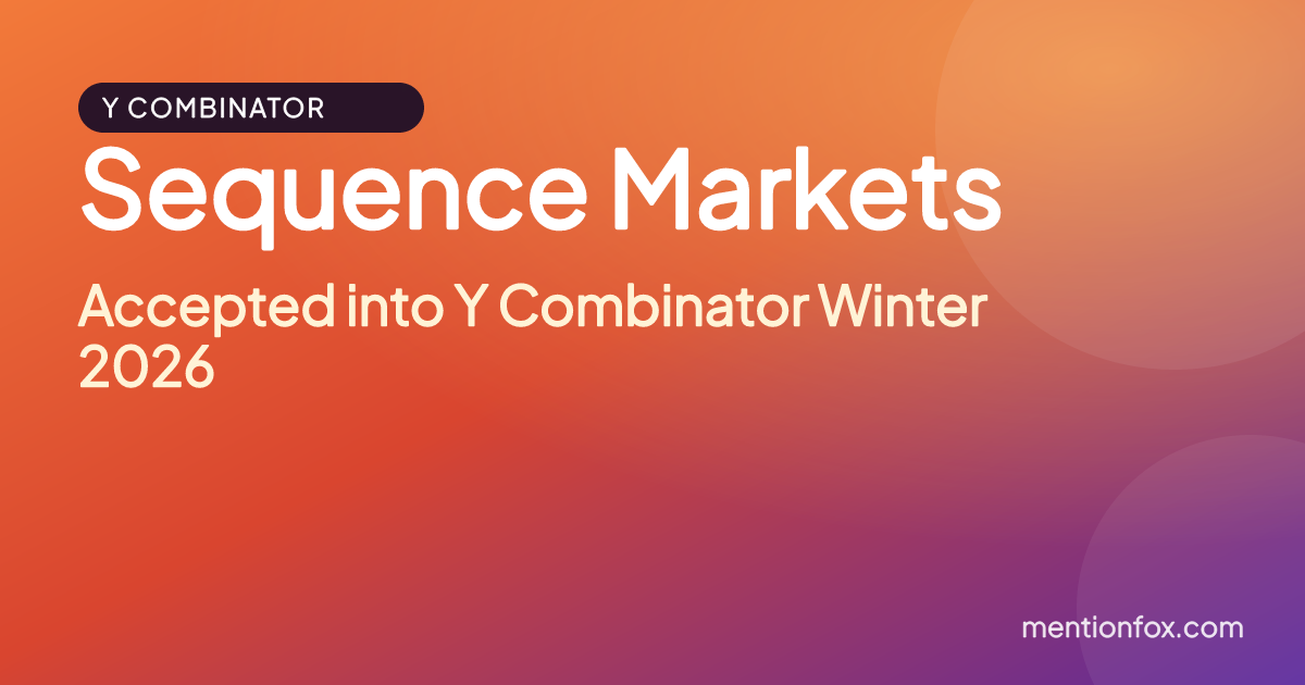 Sequence Markets: Accepted into Y Combinator Winter 2026