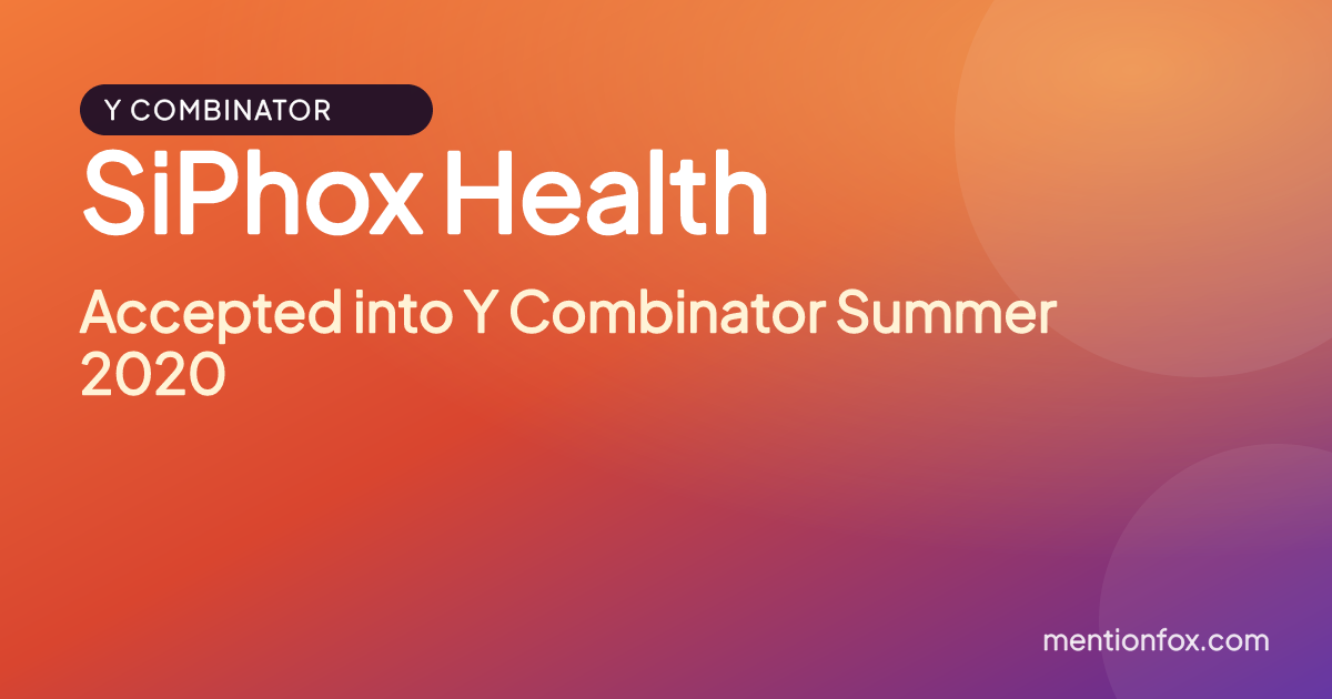 SiPhox Health: Accepted into Y Combinator Summer 2020
