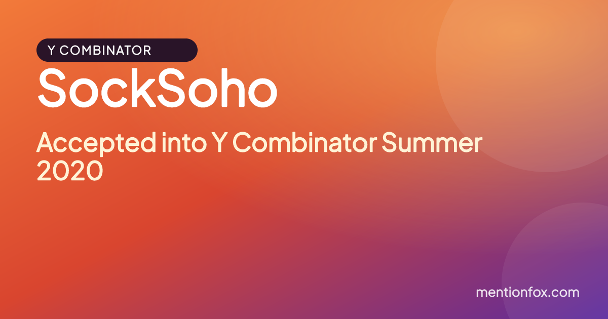 SockSoho: Accepted into Y Combinator Summer 2020