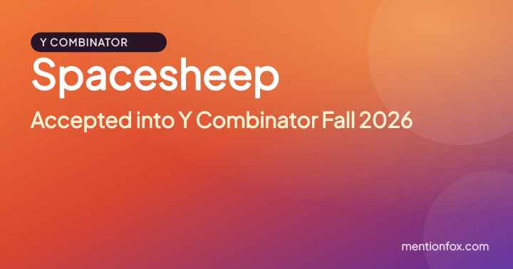 Spacesheep: Accepted into Y Combinator Fall 2026