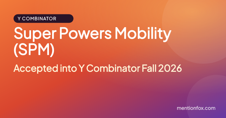 Super Powers Mobility (SPM): Accepted into Y Combinator Fall 2026