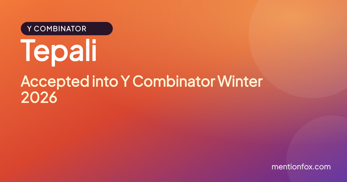 Tepali: Accepted into Y Combinator Winter 2026