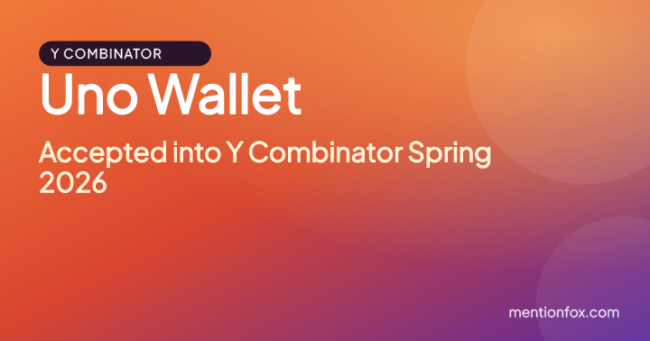 Uno Wallet: Accepted into Y Combinator Spring 2026