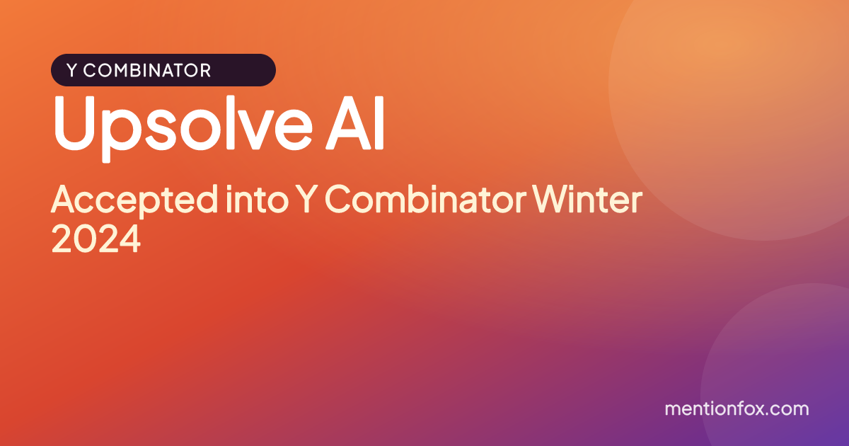Upsolve AI: Accepted into Y Combinator Winter 2024