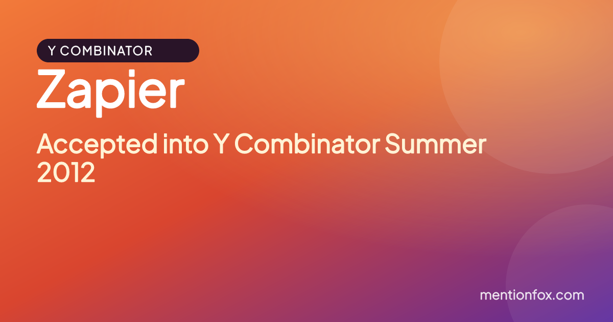 Zapier: Accepted into Y Combinator Summer 2012